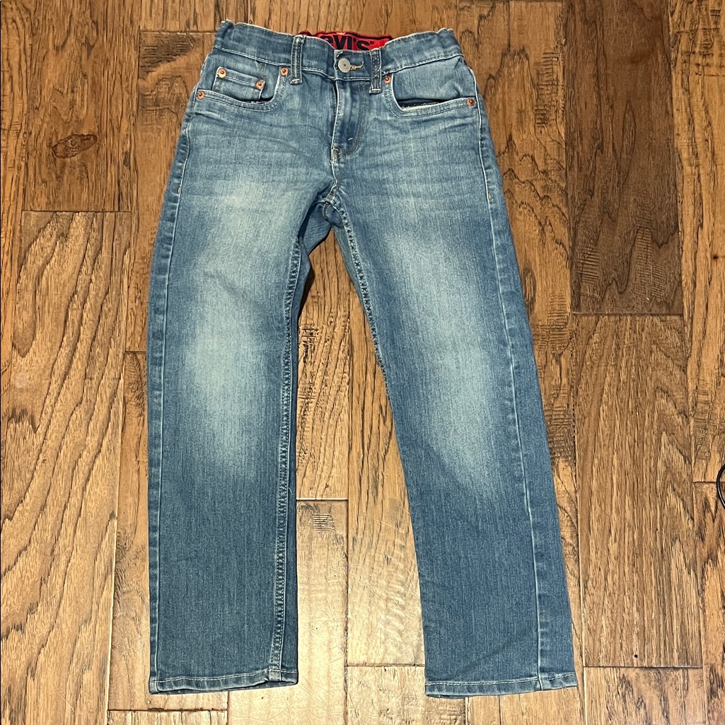 Levi's Boys 514s Light Blue Straight Jeans Size 8